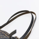 FENDI Zucchino Canvas Tote Bag Navy Auth SW1721-14