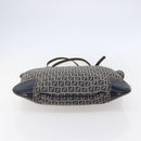 FENDI Zucchino Canvas Tote Bag Navy Auth SW1721-5
