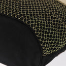 CHANEL Bysy Line Tote Bag Canvas Black CC Auth SW1726-13