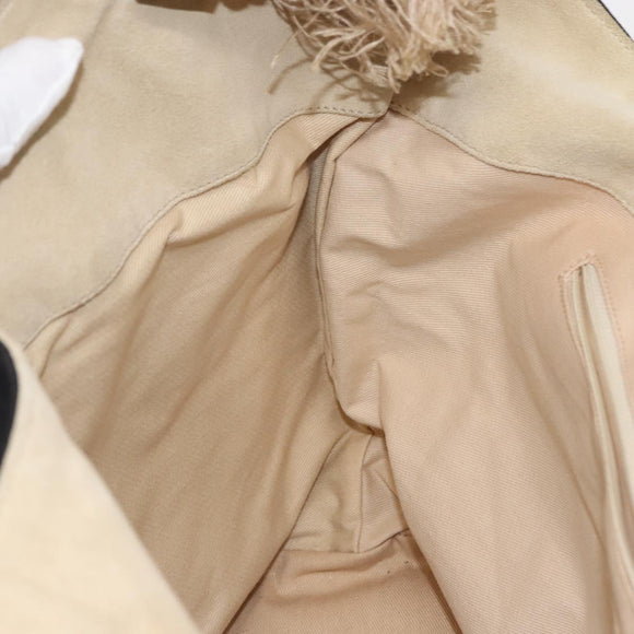 CHANEL Bysy Line Tote Bag Canvas Black CC Auth SW1726