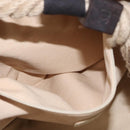 CHANEL Bysy Line Tote Bag Canvas Black CC Auth SW1726-20