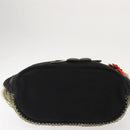 CHANEL Bysy Line Tote Bag Canvas Black CC Auth SW1726-9