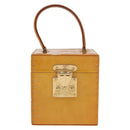 LOUIS VUITTON Monogram Vernis Bleecker Cosmetic Pouch Beige M91002 Auth SW1727-13