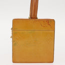 LOUIS VUITTON Monogram Vernis Bleecker Cosmetic Pouch Beige M91002 Auth SW1727-4