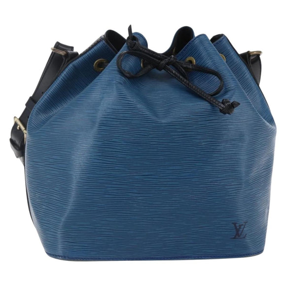 LOUIS VUITTON Epi Petit Noe Shoulder Bag By Color Black Blue M44152 Auth SW1729