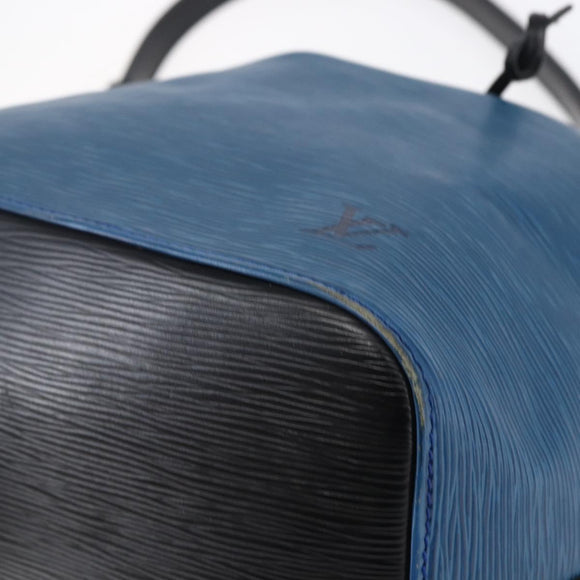 LOUIS VUITTON Epi Petit Noe Shoulder Bag By Color Black Blue M44152 Auth SW1729