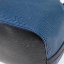 LOUIS VUITTON Epi Petit Noe Shoulder Bag By Color Black Blue M44152 Auth SW1729-15