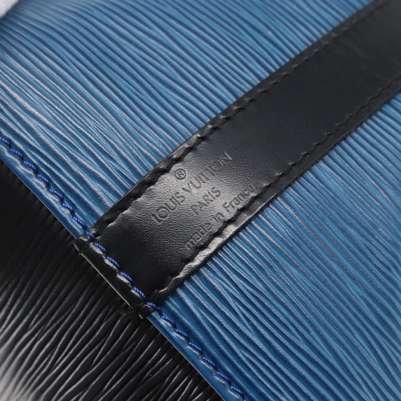 LOUIS VUITTON Epi Petit Noe Shoulder Bag By Color Black Blue M44152 Auth SW1729