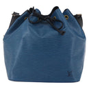 LOUIS VUITTON Epi Petit Noe Shoulder Bag By Color Black Blue M44152 Auth SW1729-13