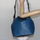 LOUIS VUITTON Epi Petit Noe Shoulder Bag By Color Black Blue M44152 Auth SW1729-20