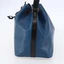 LOUIS VUITTON Epi Petit Noe Shoulder Bag By Color Black Blue M44152 Auth SW1729-4