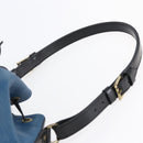 LOUIS VUITTON Epi Petit Noe Shoulder Bag By Color Black Blue M44152 Auth SW1729-8