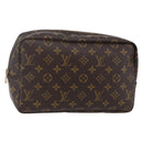 LOUIS VUITTON Monogram Trousse Toilette 28 Clutch Bag M47522 LV Auth SW1730-1