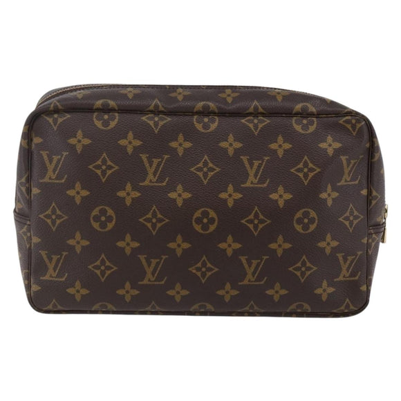 LOUIS VUITTON Monogram Trousse Toilette 28 Clutch Bag M47522 LV Auth SW1730