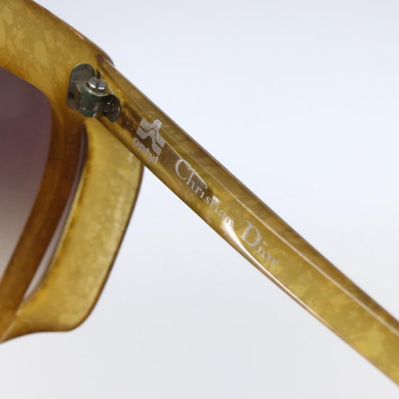 Christian Dior Sunglasses plastic Beige Auth SW1740
