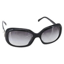 CHANEL COCO Mark Ribbon Sunglasses plastic Black 5170-A CC Auth SW1743V-1