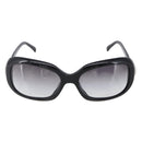 CHANEL COCO Mark Ribbon Sunglasses plastic Black 5170-A CC Auth SW1743V-2