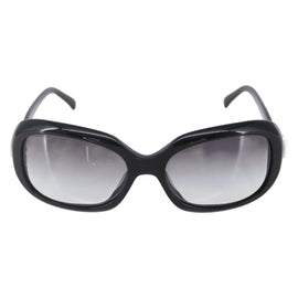 CHANEL COCO Mark Ribbon Sunglasses plastic Black 5170-A CC Auth SW1743V - 0