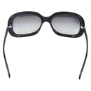 CHANEL COCO Mark Ribbon Sunglasses plastic Black 5170-A CC Auth SW1743V-3