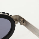 CHANEL 31 RUE CAMBON Sunglasses Metal Silver Black 10506 90405 CC Auth SW1746V-22