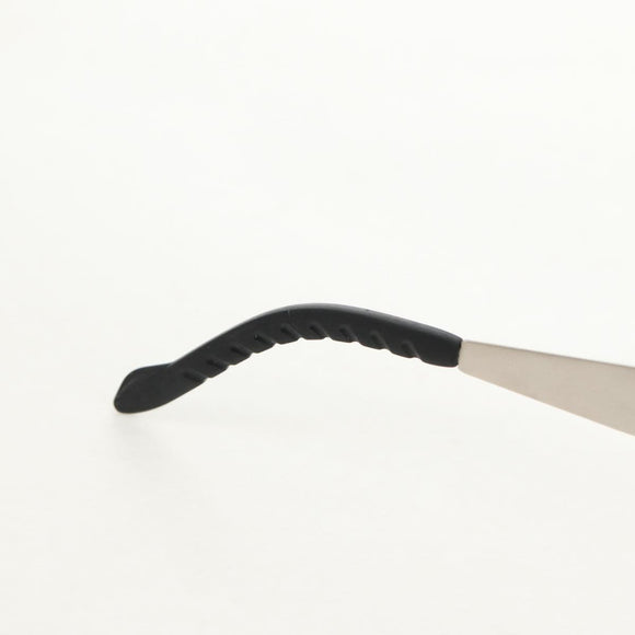 CHANEL 31 RUE CAMBON Sunglasses Metal Silver Black 10506 90405 CC Auth SW1746V