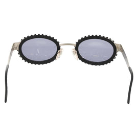 CHANEL 31 RUE CAMBON Sunglasses Metal Silver Black 10506 90405 CC Auth SW1746V - 0