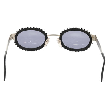 CHANEL 31 RUE CAMBON Sunglasses Metal Silver Black 10506 90405 CC Auth SW1746V - 0