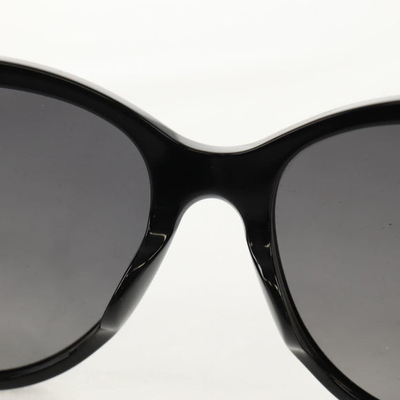 CHANEL Sunglasses plastic Black CC Auth SW1748M