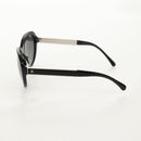 CHANEL Sunglasses plastic Black CC Auth SW1748M-4