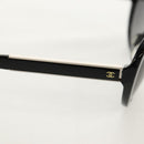 CHANEL Sunglasses plastic Black CC Auth SW1748M-7