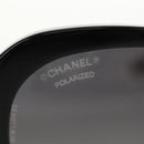 CHANEL Sunglasses plastic Black CC Auth SW1748M-9
