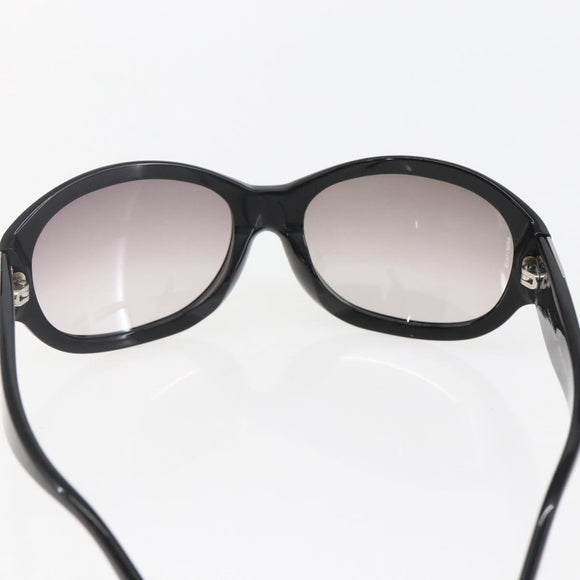 CHANEL Sunglasses plastic Black CC Auth SW1749