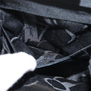 Salvatore Ferragamo Gancini Hand Bag Nylon Black Gold Auth SW1751V-19