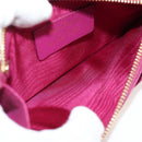 Salvatore Ferragamo Compact Wallet Vala Wallet Leather Purple Gold Auth SW1752V-9