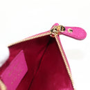 Salvatore Ferragamo Compact Wallet Vala Wallet Leather Purple Gold Auth SW1752V-18