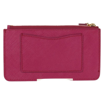 Salvatore Ferragamo Compact Wallet Vala Wallet Leather Purple Gold Auth SW1752V - 0