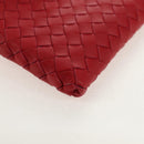 BOTTEGA VENETA INTRECCIATO Wallet Leather Red Auth SW1753V-15