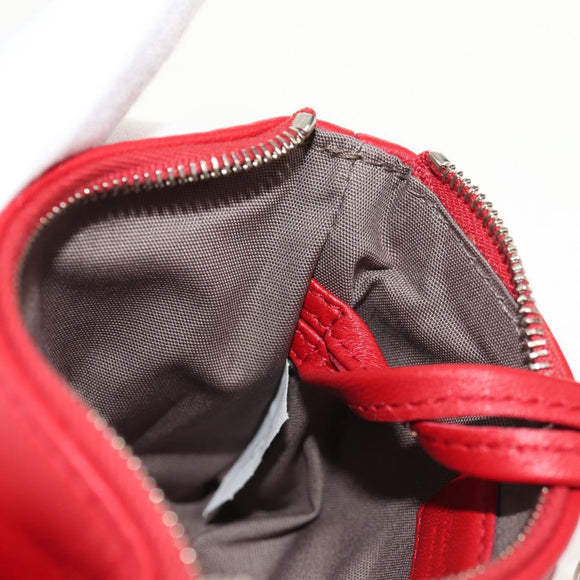 BOTTEGA VENETA INTRECCIATO Wallet Leather Red Auth SW1753V