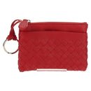 BOTTEGA VENETA INTRECCIATO Wallet Leather Red Auth SW1753V-13