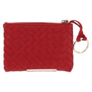 BOTTEGA VENETA INTRECCIATO Wallet Leather Red Auth SW1753V-2