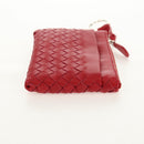 BOTTEGA VENETA INTRECCIATO Wallet Leather Red Auth SW1753V-4