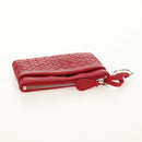BOTTEGA VENETA INTRECCIATO Wallet Leather Red Auth SW1753V-5