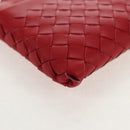 BOTTEGA VENETA INTRECCIATO Wallet Leather Red Auth SW1753V-7