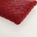 BOTTEGA VENETA INTRECCIATO Wallet Leather Red Auth SW1753V-14