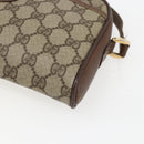 GUCCI GG Supreme Shoulder Bag PVC Beige Gold 001 58 6594 4023 Auth SW1755-9