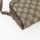 GUCCI GG Supreme Shoulder Bag PVC Beige Gold 001 58 6594 4023 Auth SW1755-14