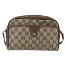 GUCCI GG Supreme Shoulder Bag PVC Beige Gold 001 58 6594 4023 Auth SW1755-13