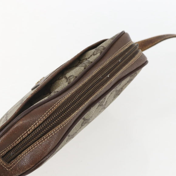 GUCCI GG Supreme Shoulder Bag PVC Beige Gold 001 58 6594 4023 Auth SW1755