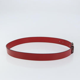 GUCCI Belt Leather 46.1"" Red 105 42 493075 Auth SW1756 - 0