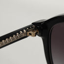 CHANEL Sunglasses plastic Black CC Auth SW1758M-23